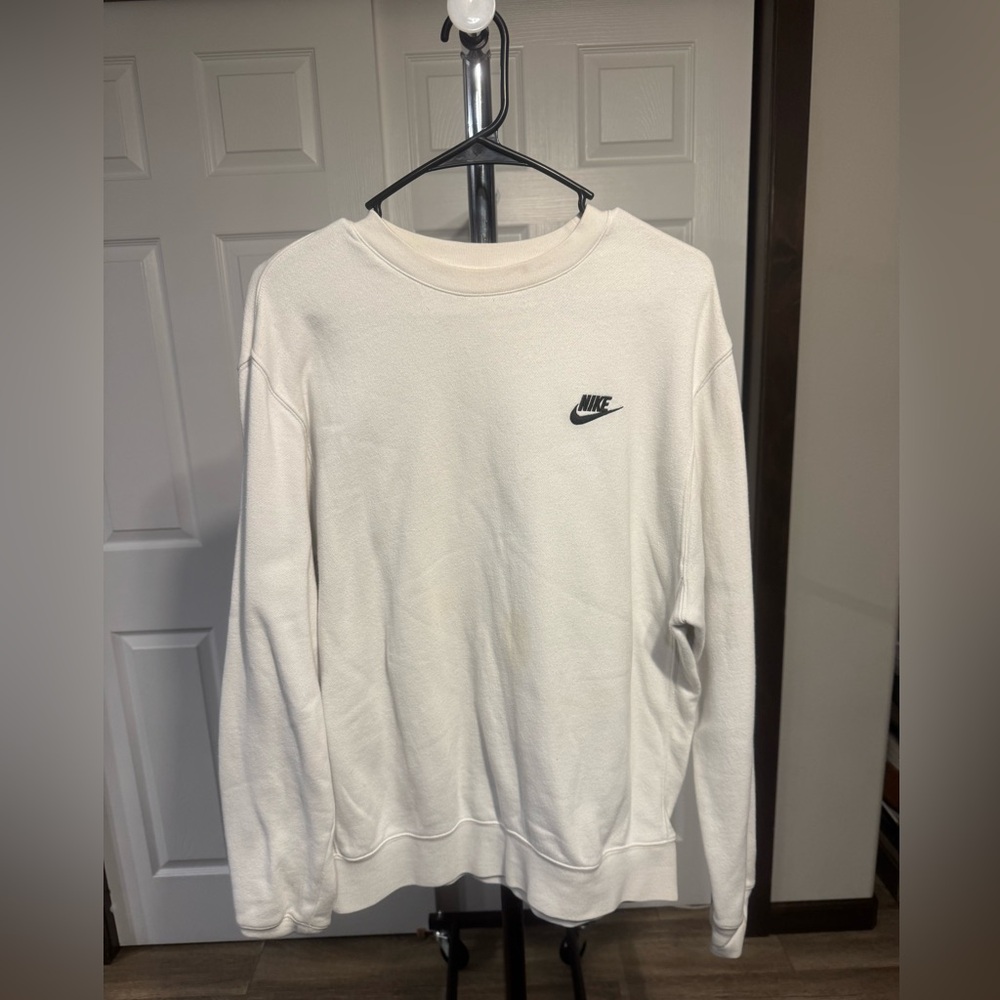 Nike Women’s White Crewneck Sweater
